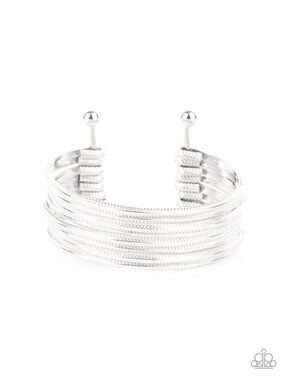 Paparazzi Silver Cuff Bracelet (BC038)